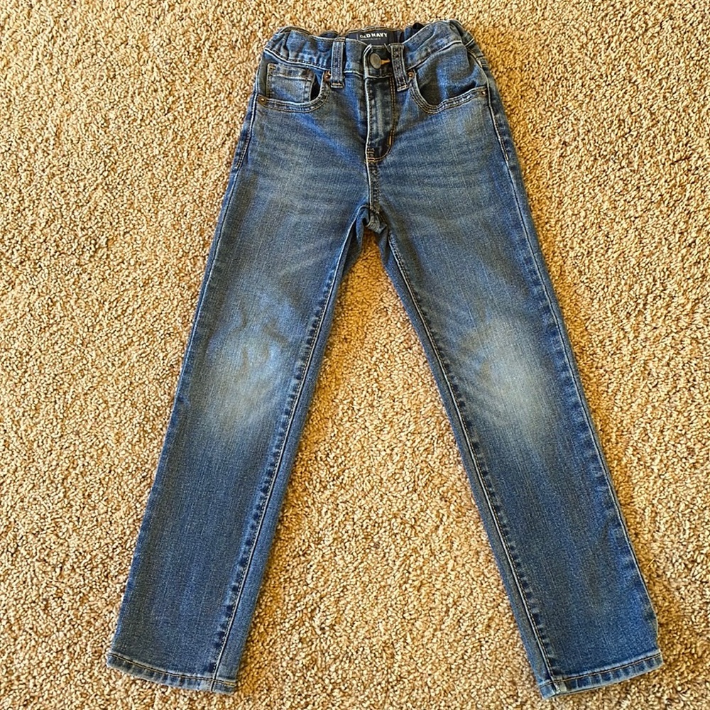 Old Navy Skinny Boys Jeans w Comfort Stretch Medium Wash size 6 Slim